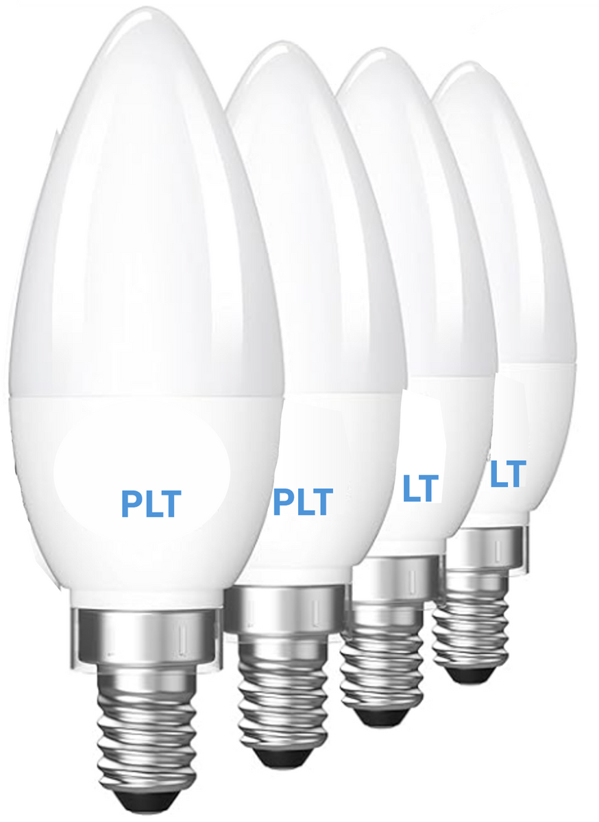 White frosted...E-12 Candelabra Small Base LED 4-watt Pure-Light® Supe ...