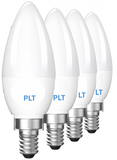 White frosted...E-12 Candelabra Small Base LED 4-watt Pure-Light® Super-Oxygen® Dimmable bulb