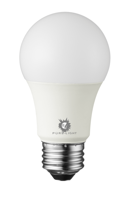 A-19D LED Dimmable 9 watt Pure-Light® Super-Oxygen® Bulb