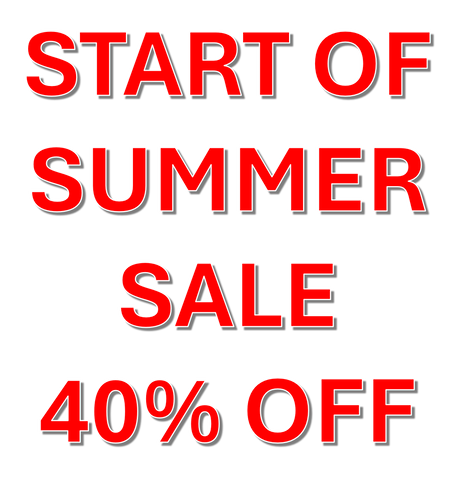 START OF SUMMER 40% off Sale on $200 with Free Shipping